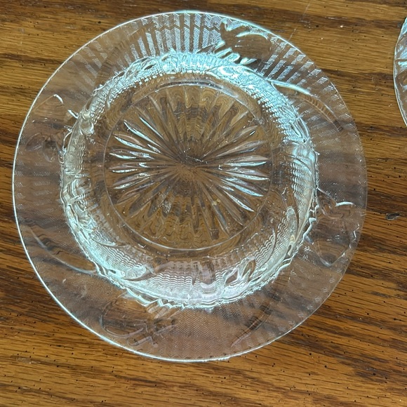 Butter Bowl Iris Herringbone Pattern Original Perfect Condition Base & Dome Lid - Picture 5 of 6